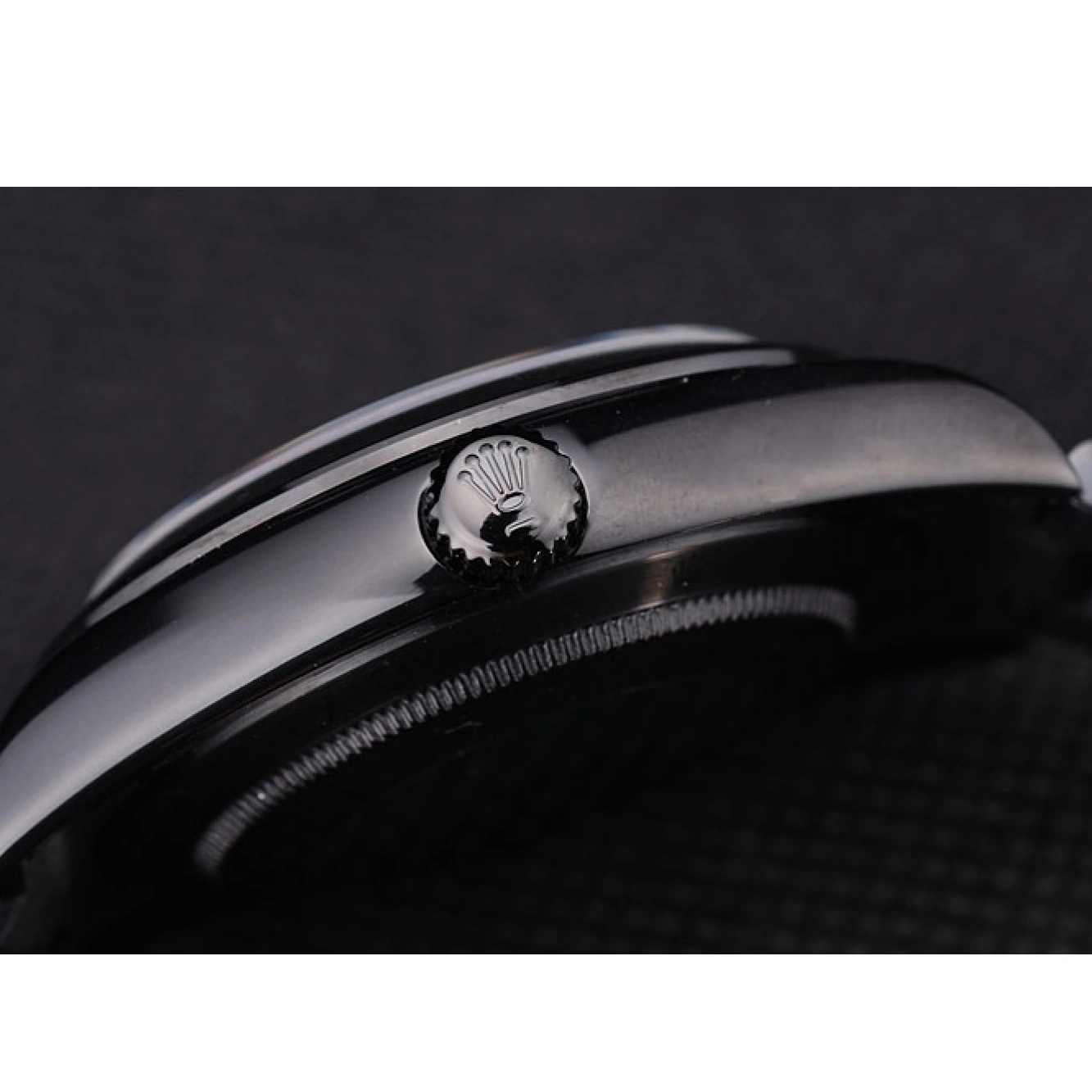 Good copy rolex watches 7476 Bezel Bamford Black Milgaus Dial Stainless Rolex Steel Plated Ion 0506